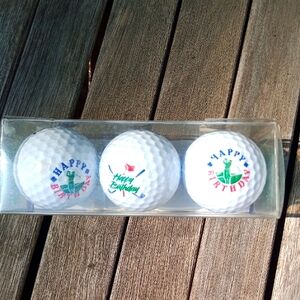 Strata 1 Happy Birthday golf balls
